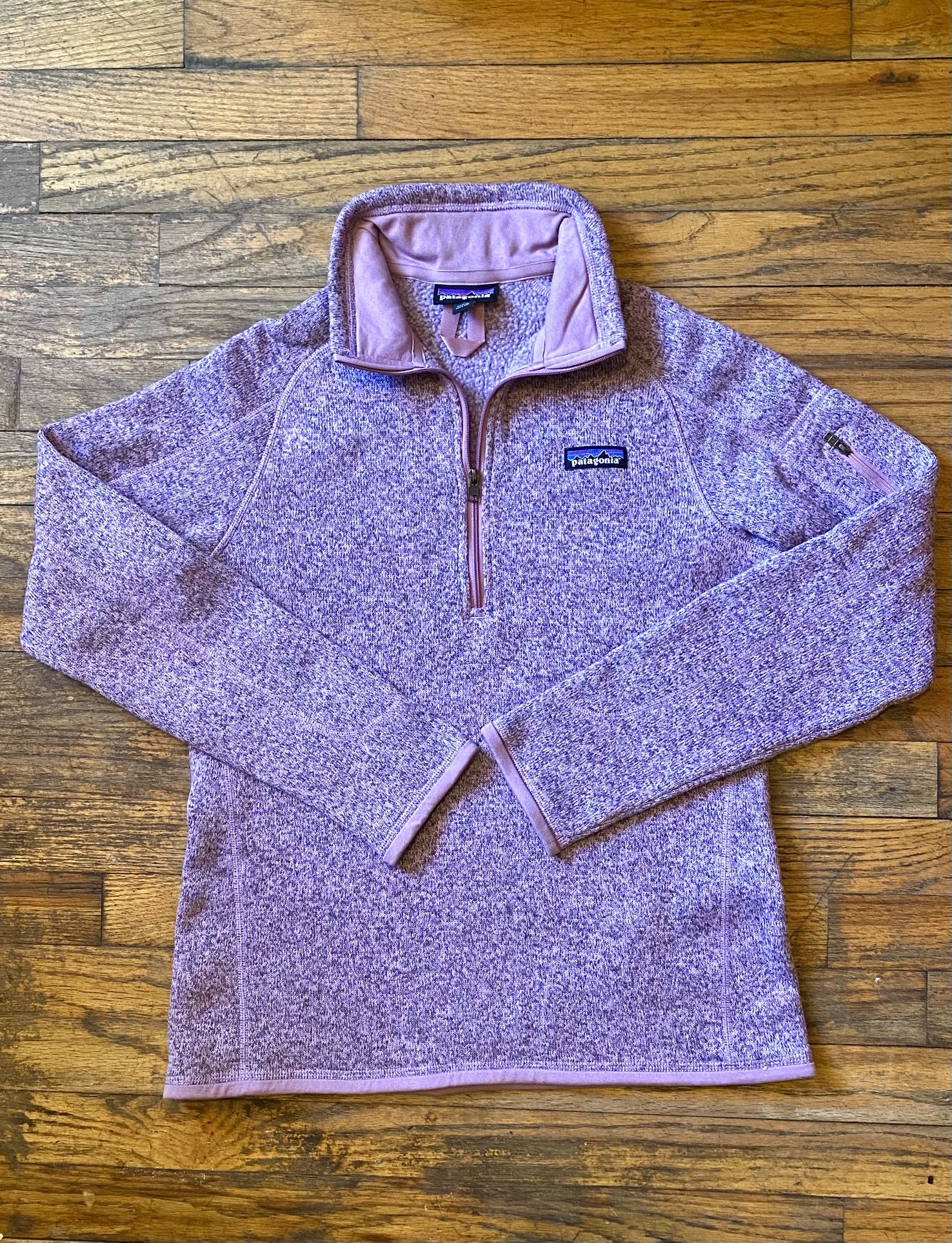 Patagonia Better Sweater Quarter-zip Fleece Pink Purple Women’s Size M