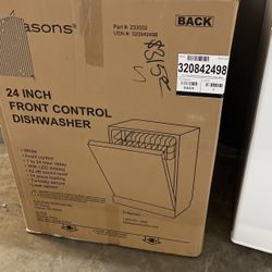 24 INCH FRONT CONTRO DISHWASHER