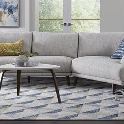 Holland Hill 2 Piece Sectional - Light Gray 