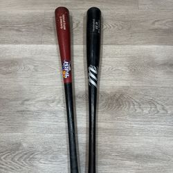 Marucci/Dbat wooden baseball ⚾️ bats 27” $50 Each/cada uno