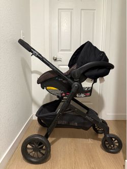Evenflo Pivot Modular Travel System Stroller + Infant Car Seat + Base
