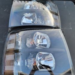 07-13 Chevrolet Silverado Headlights Luces Micas Calaveras Faros Faroles Chevy