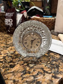 Vintage crystal clock