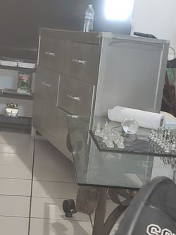 Silver dresser