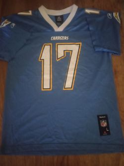 CHARGERS JERSEY SIZE LARGE YOUTH