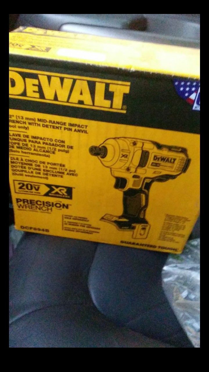 Brand new DeWalt 1/2 in. Impact Wrench (tool only)