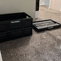 Clevermade Collapsible Storage Bins (set Of 2)
