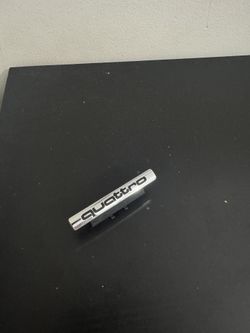 Audi Quattro Grille and Trunk Emblems