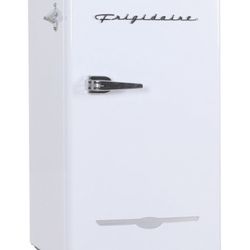 WHITE RETRO MINI FRIDGE
