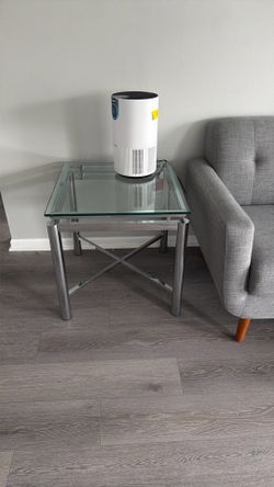Glass End Table (2)