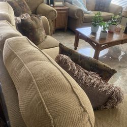 Brown Sofa Set
