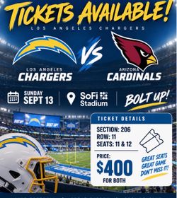 Chargers vs Arizona
