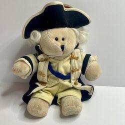 NWT Starbucks Bearista George Washington Plush Toy 11” Special Edition 90750 Rare 