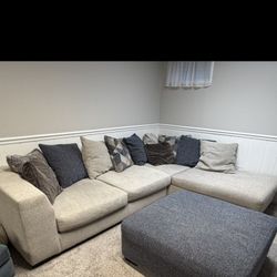Sectional Sofa With Ottoman