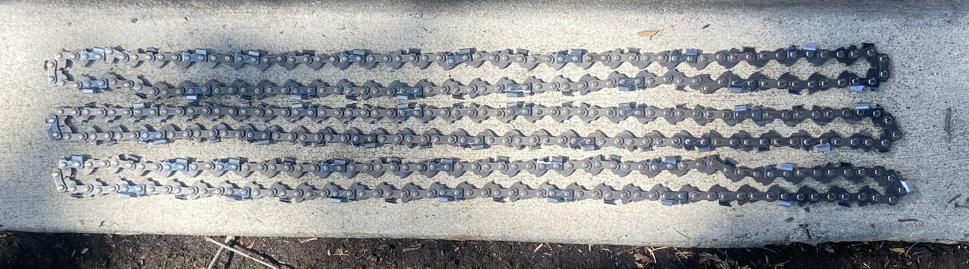 Lot of 3 Tallox 14 inch Chainsaw Chains 3/8 LP .050 Inch 53 Drive Links for Sale in Lincoln