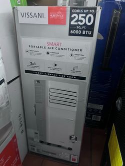 Brand New Vissani 6,000 BTU Portable AC Air Conditioner (Cools 250 Sq Ft)