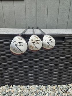 Wilson Deep Red FatShaft 7-wood, 5-wood, 3-wood