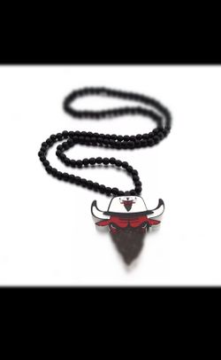Chicago bulls necklace