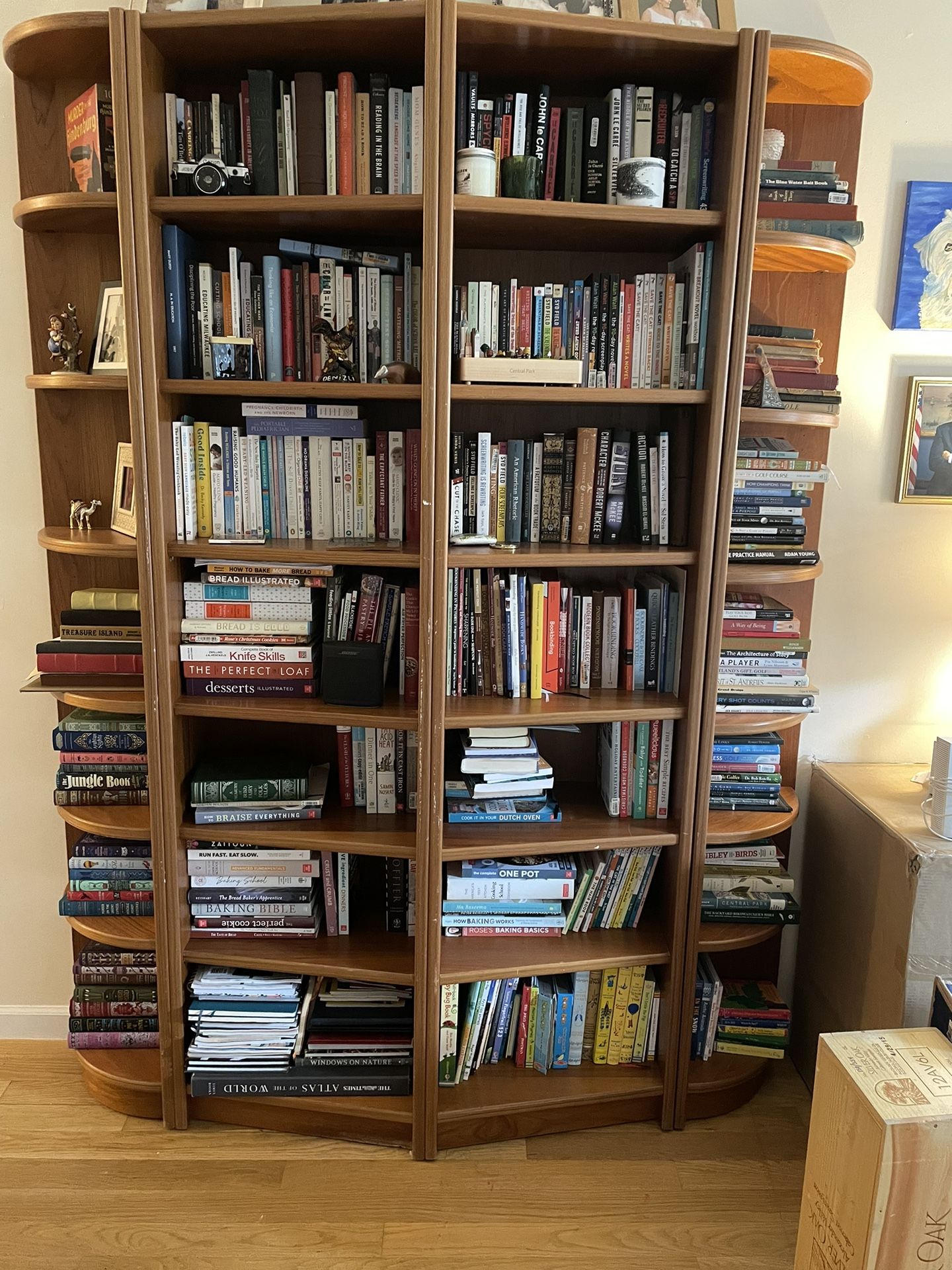 Wooden Bookshelves