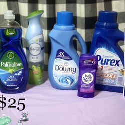 Laundry Soap Dish Soap Bundle $25