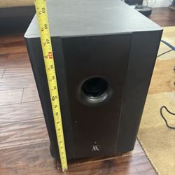 Acoustic Research (AR) HC5 powered 8” subwoofer. Great for Home Theater System. Looks and sounds great.