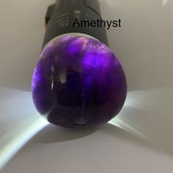 Amethyst Genuine Polished Dark Purple Stone from Brazil 31g Over 1in