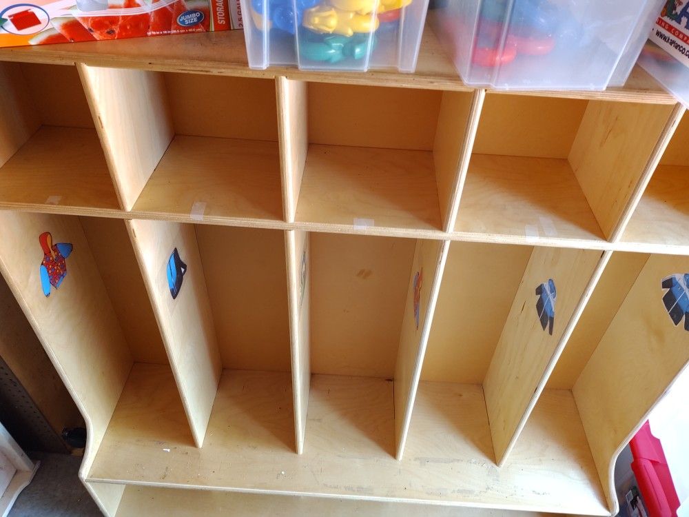 Childcare shelves