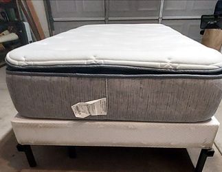 Bed complete twin, $75
