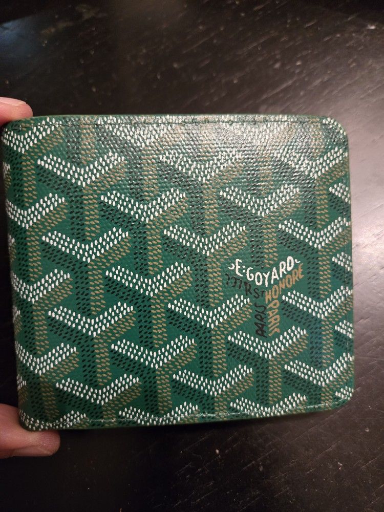 Goyard Green Bifold Wallet 