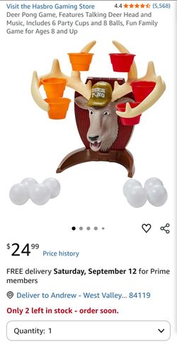 Deer pong board game