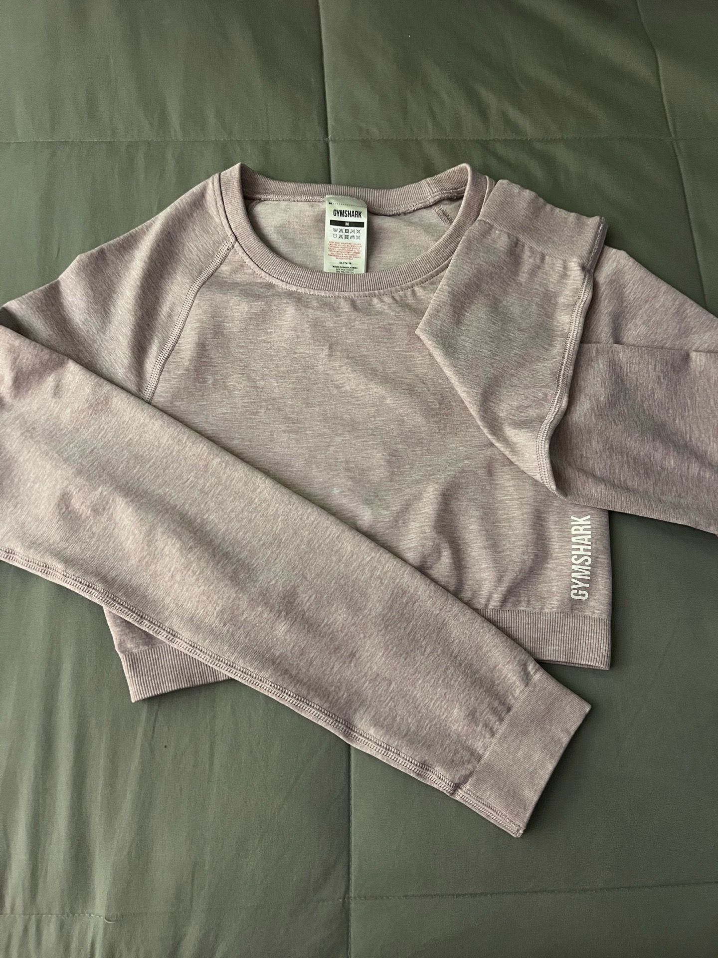 Gymshark Ruched Back Seamless Long Sleeve Crop