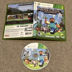 Minecraft Xbox 360 Edition Microsoft Xbox 360 Case Disc Tested
