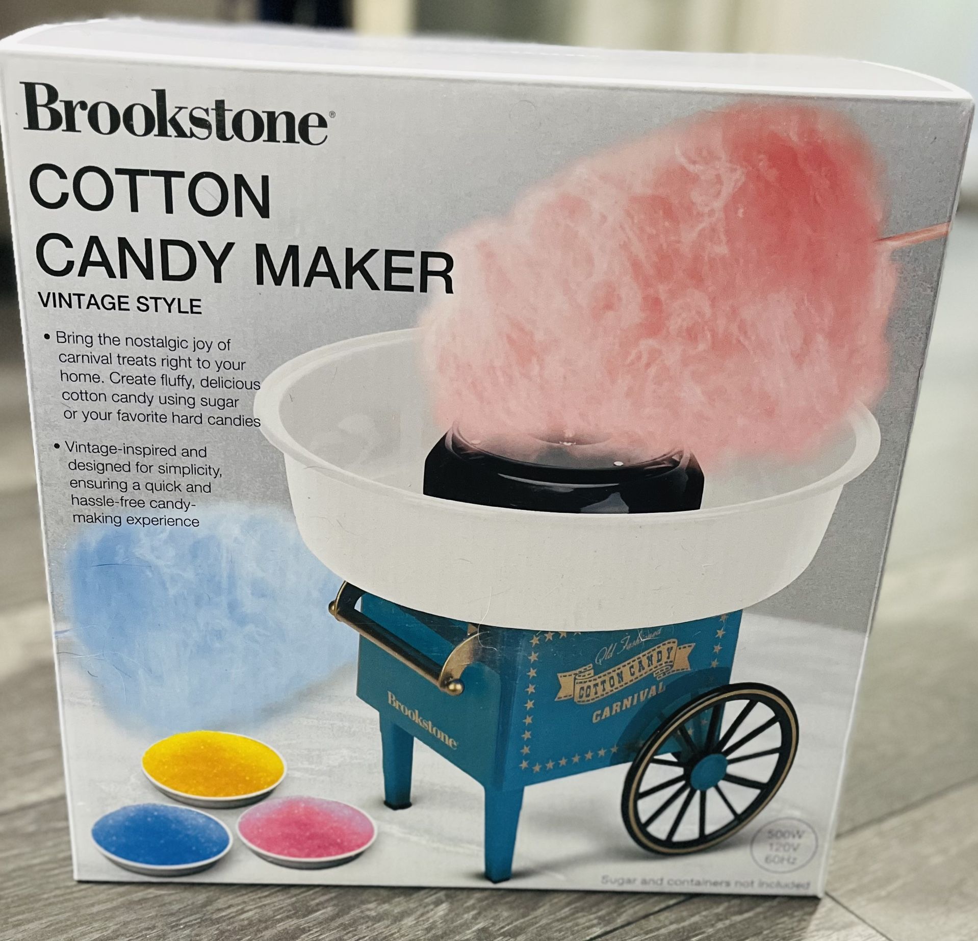Brookestone Cotton Candy Maker Vintage Style