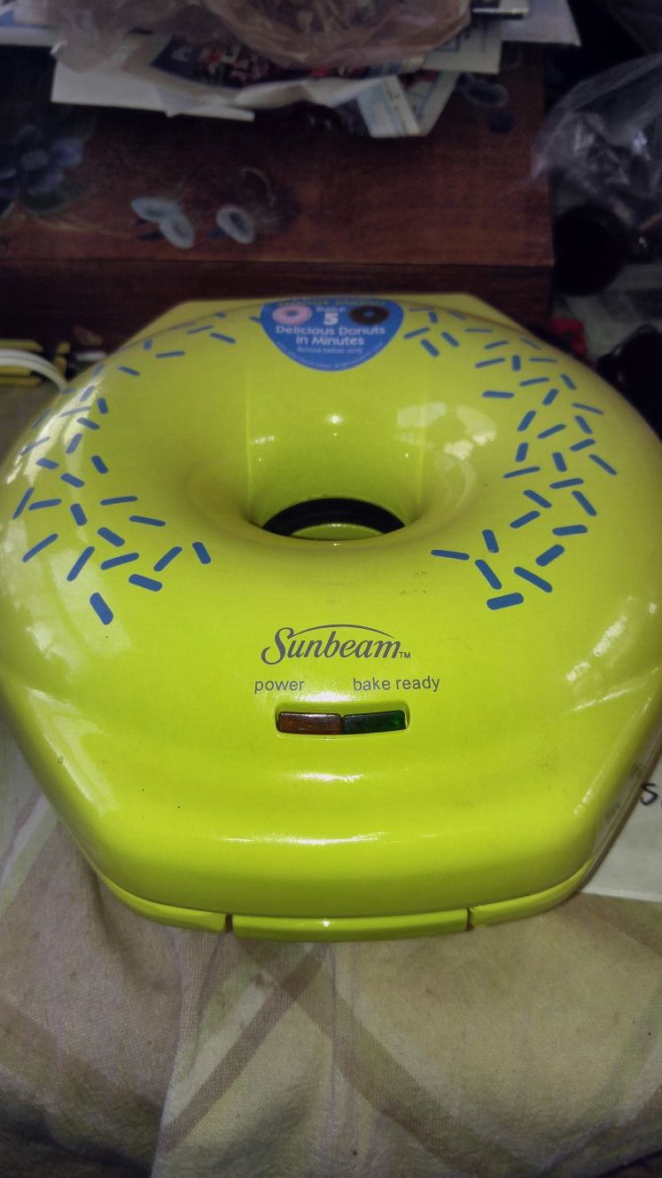 Sunbeam 5 min donut maker