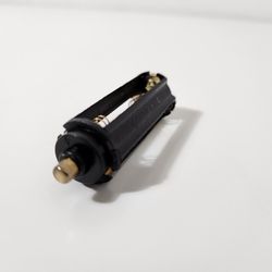 Black Battery Holder Cylindrical Storage Case Adapter for 3 Pcs 1.5V AAA Batteries for 18650 Flashlight Torch 
