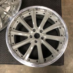 20” Weds Vishunu 3 piece wheels