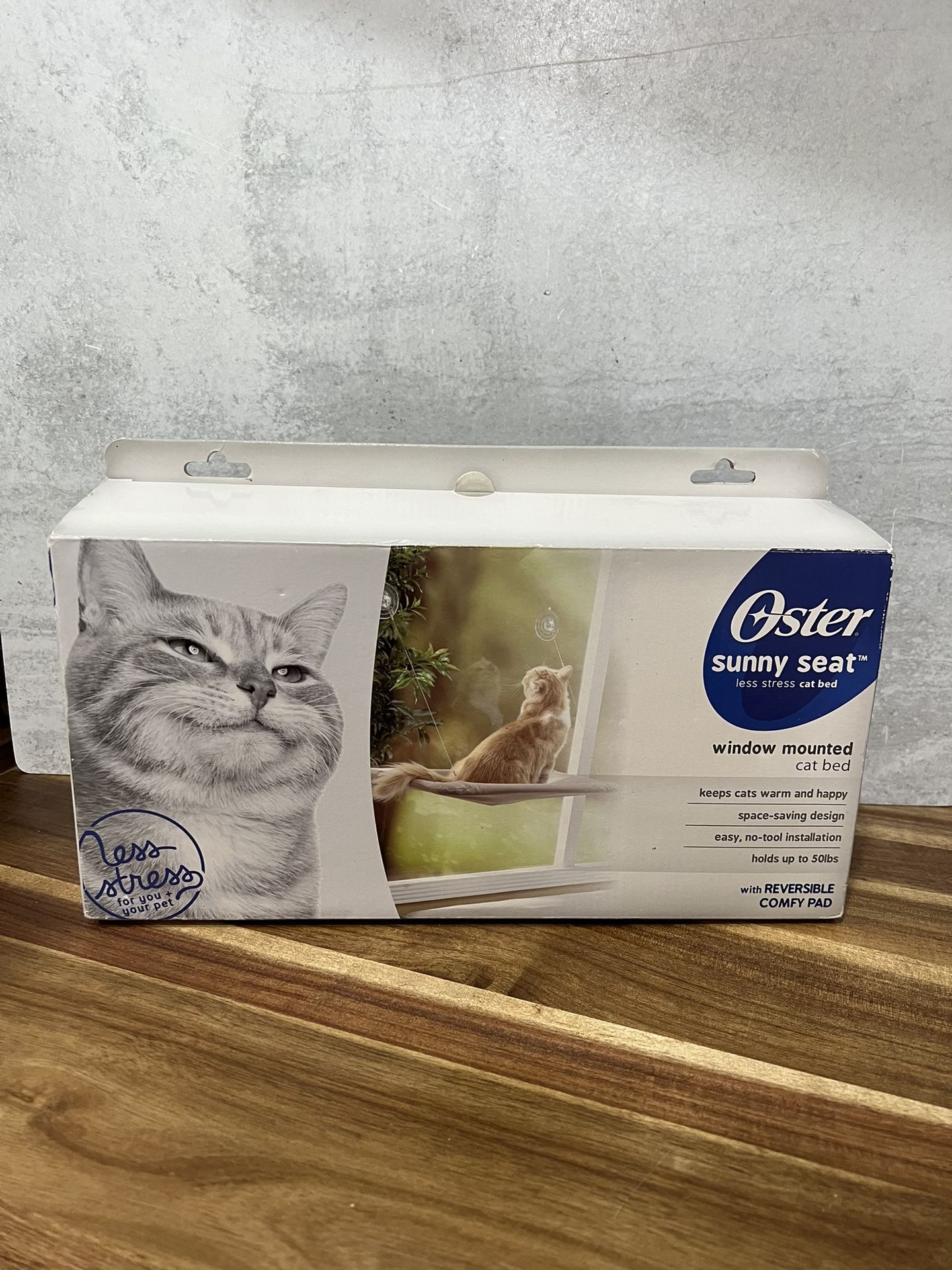 NEW Oster Sunny Seat Cat Bed Window Seat Hammock