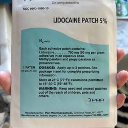 8 pieces lidocaine patch 5%