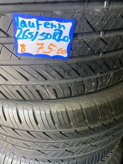4 265/50/20 laufenn $75 each one Mount and balance