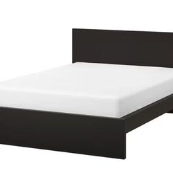 IKEA Malm Bedroom Set :, Low Queen Bedframe And Besta Cabinet I