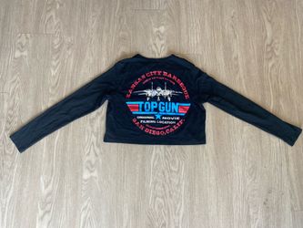 Women’s Top Gun Crop Top Size S