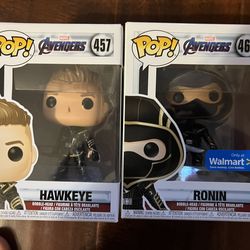Funko Pop! Marvel Avengers — Hawkeye #457 & Ronin #465 Avengers: Endgame Collectibles!