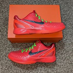 Kobe 6 Reverse Grinch Size 6.5y
