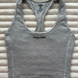 Signature Logo Sports Tank - Heather Gray
