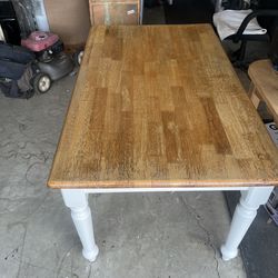 Wooden dinning table(6-8)