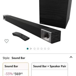 Klipsch Reference 600 Sounbar And Sub
