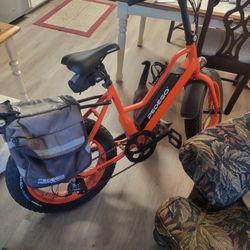 Orange Brand New Electric Bike