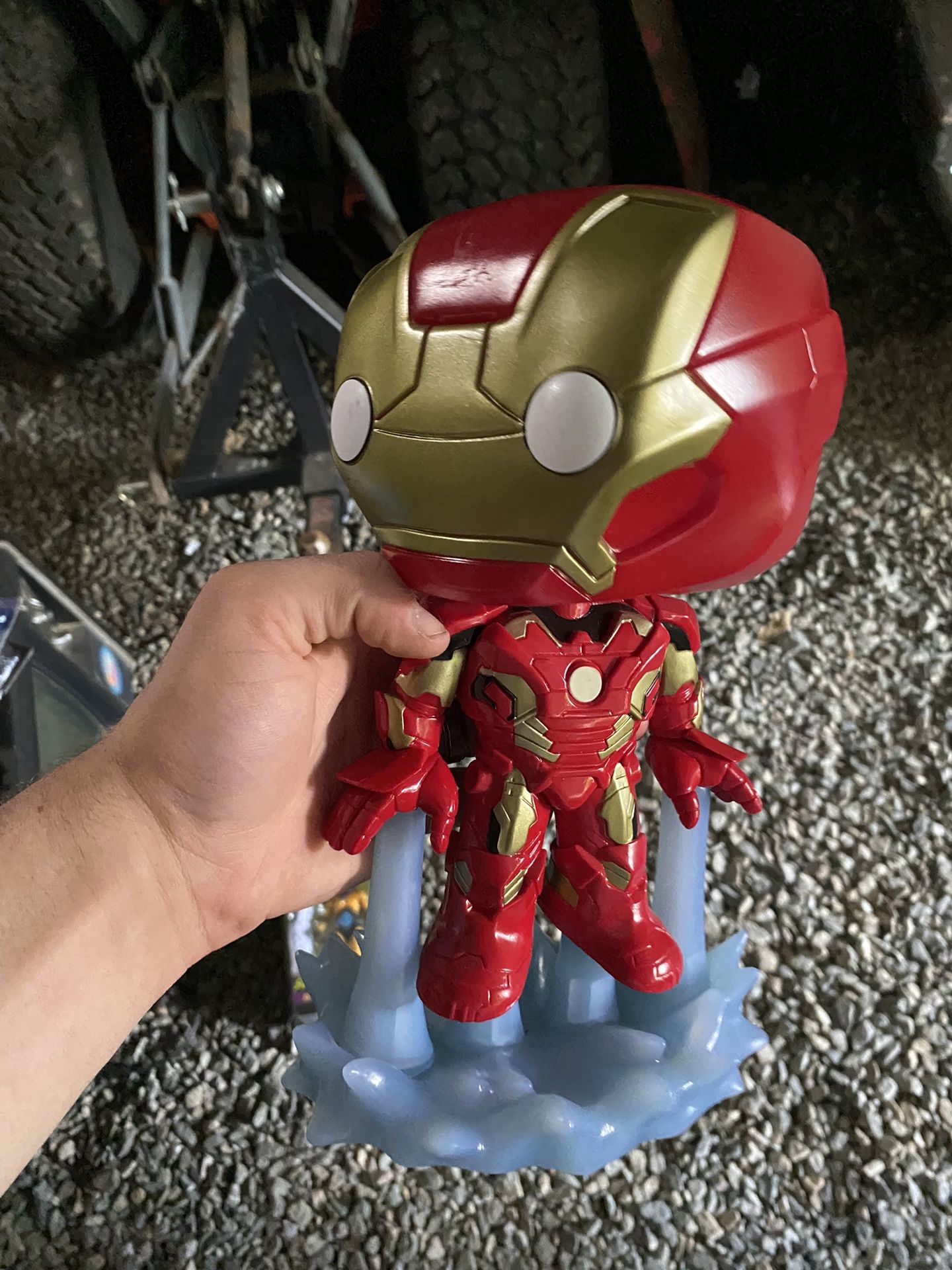 Funko Pop! Vinyl Jumbo 10": Marvel - Iron Man Mark 43 (Jumbo) (Glows in the...