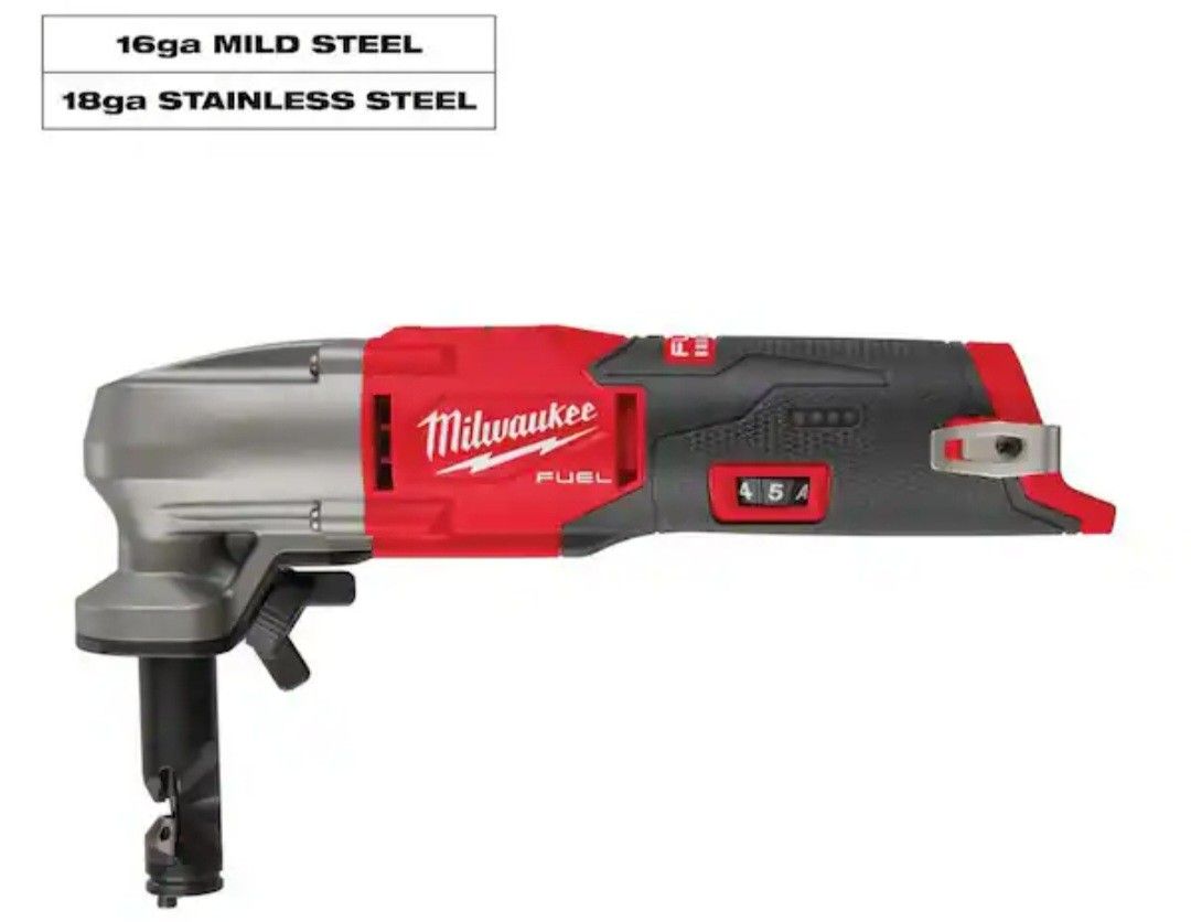 Milwaukee 2476-20 12V Cordless 16 Gauge Variable Speed Nibbler (Tool Only)