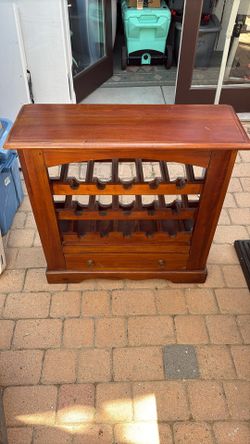 15 Bottle Wood wine rack